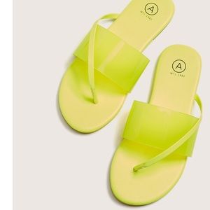 ⭐️FREE WITH PURCHASE⭐️ 
Neon Jelly Sandals
